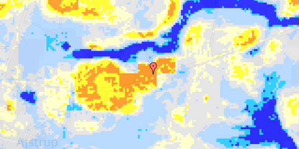 Ekstrem regn på Ajstrup Strandvej 47