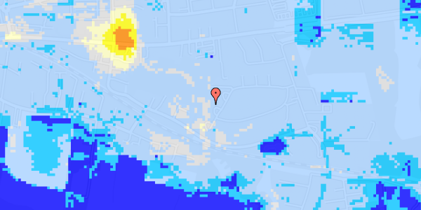 Ekstrem regn på Annettevej 22, 1. th