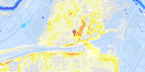 Ekstrem regn på Banegårdsgade 9, 1. 