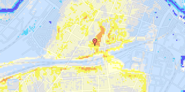 Ekstrem regn på Banegårdsgade 21, st. 