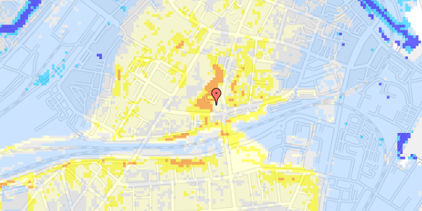 Ekstrem regn på Banegårdsgade 37B, 1. 