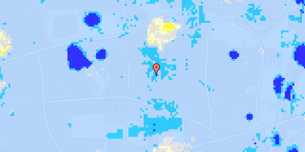 Ekstrem regn på Baunevej 60