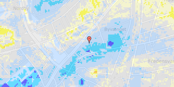 Ekstrem regn på Birkedalsvej 4, 3. th