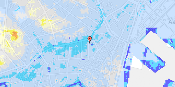 Ekstrem regn på Borggade 11, 3. th