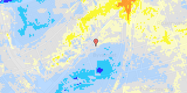 Ekstrem regn på Brorsonsvej 4