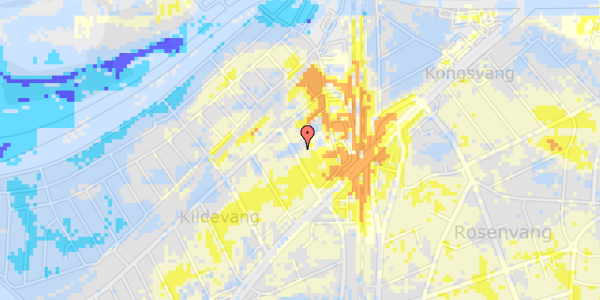 Ekstrem regn på Bygholms Allé 12