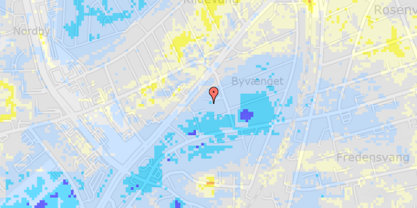 Ekstrem regn på Byvangs Allé 12, 3. 