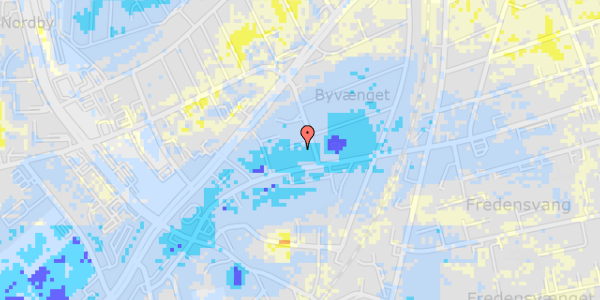 Ekstrem regn på Byvangs Allé 20, 1. th