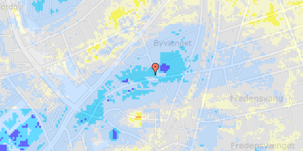 Ekstrem regn på Byvangs Allé 28, 1. th