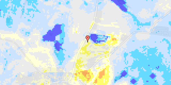 Ekstrem regn på Bøggildsvej 28A