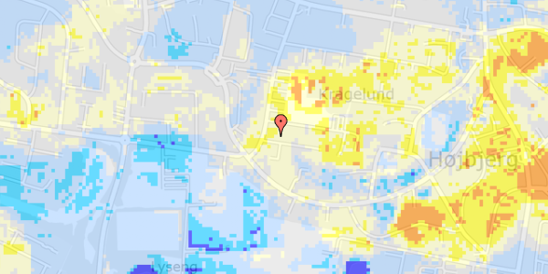 Ekstrem regn på C.F. Aagaards Vej 1