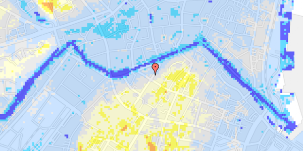 Ekstrem regn på Christiansgade 25, 3. th