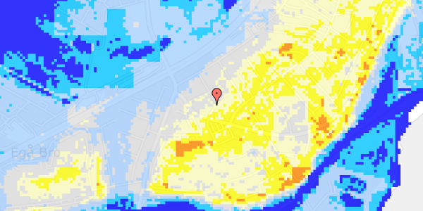 Ekstrem regn på Dagland 24