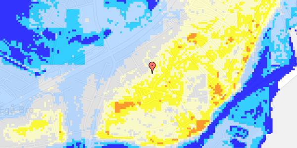 Ekstrem regn på Dagland 25