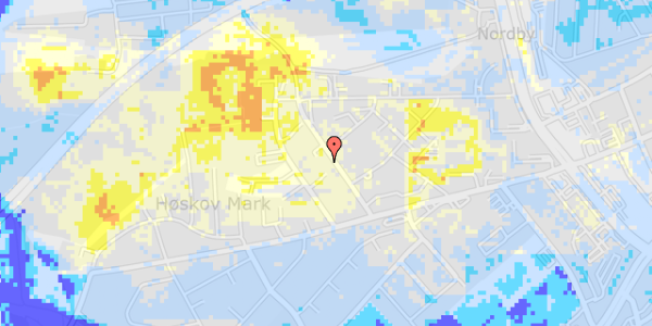 Ekstrem regn på Damtoften 21B