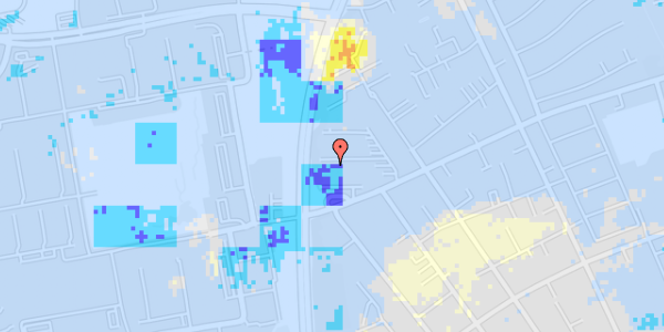 Ekstrem regn på Dr. Holsts Vej 38, 1. 61