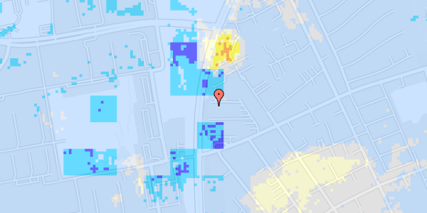 Ekstrem regn på Dr. Holsts Vej 50, st. 99