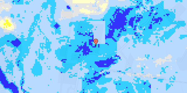 Ekstrem regn på Elstedvej 99