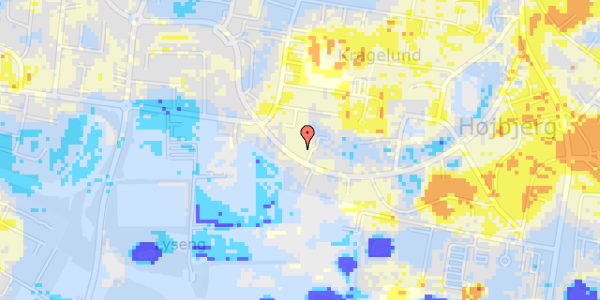 Ekstrem regn på Elverdalsvej 50