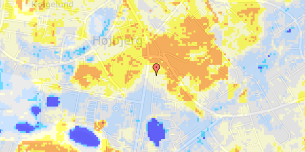 Ekstrem regn på Emiliehøj 4, 1. th