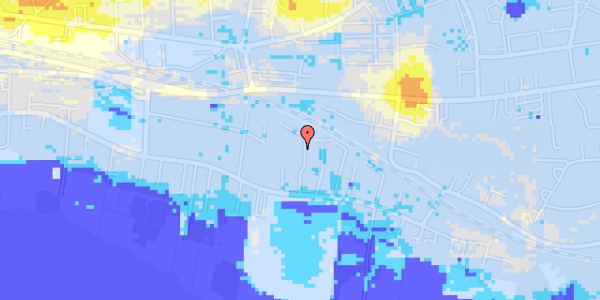 Ekstrem regn på Engdalsvej 65B, 2. th