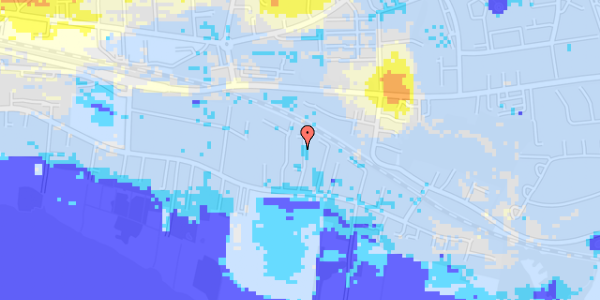 Ekstrem regn på Engdalsvej 73B, 3. th