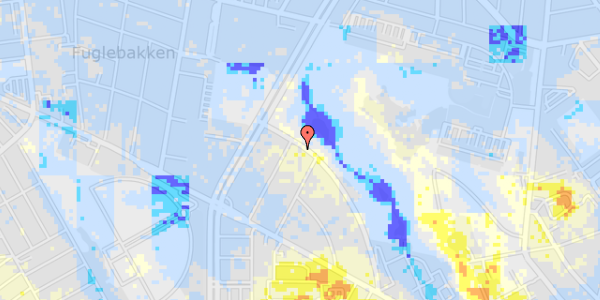 Ekstrem regn på Eugen Warmings Vej 35, st. th