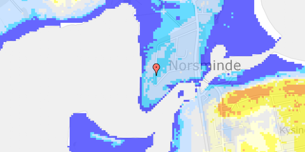 Ekstrem regn på Fjordvej 34