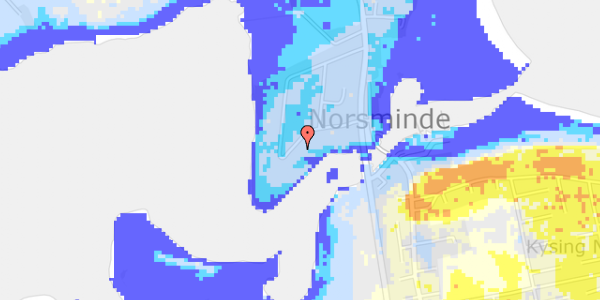 Ekstrem regn på Fjordvej 50