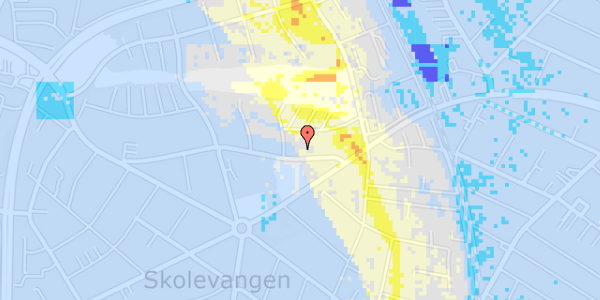 Ekstrem regn på Fortebakken 31