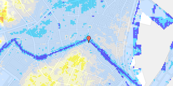 Ekstrem regn på Frederiksgade 1, 4. th