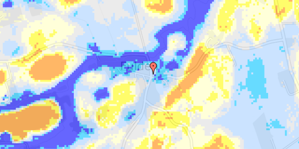 Ekstrem regn på Fulden Byvej 27