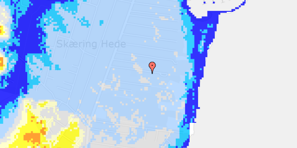 Ekstrem regn på Fyrrevej 16