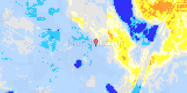 Ekstrem regn på Fårupvej 8