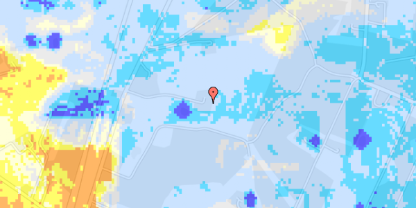 Ekstrem regn på Gammel Horsensvej 79