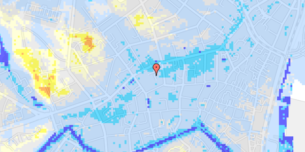 Ekstrem regn på Gammel Munkegade 21B, 1. 8