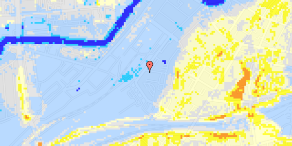 Ekstrem regn på Gebauersgade 2, 4. 5