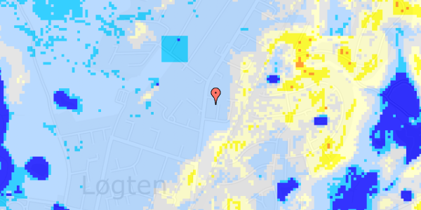 Ekstrem regn på Grenåvej 704