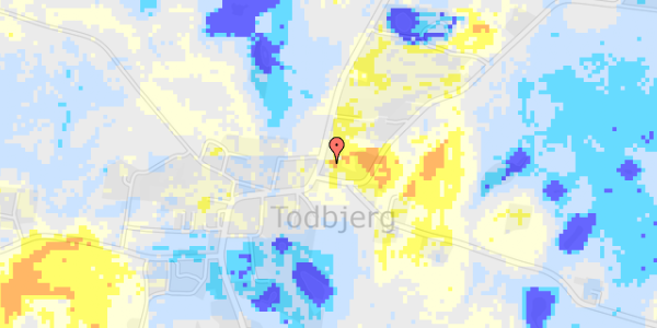 Ekstrem regn på Grimsbrovej 1