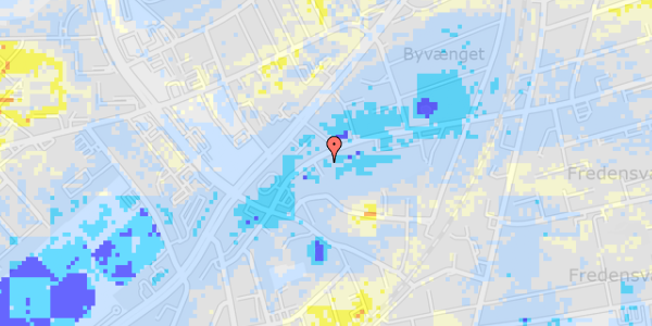 Ekstrem regn på Grundtvigsvej 10, 1. mf