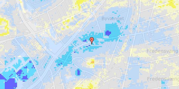 Ekstrem regn på Grundtvigsvej 16, st. th