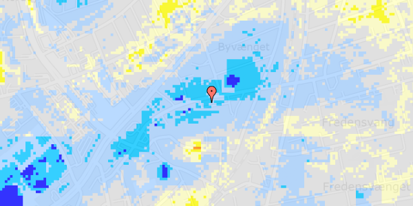 Ekstrem regn på Grundtvigsvej 20, 1. mf