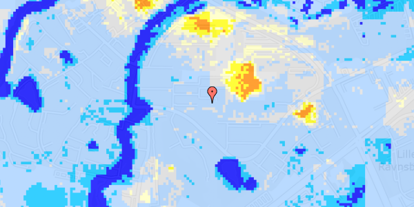 Ekstrem regn på Grøndalsvej 198