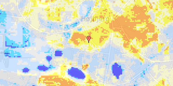 Ekstrem regn på H.P. Jensens Vej 3A