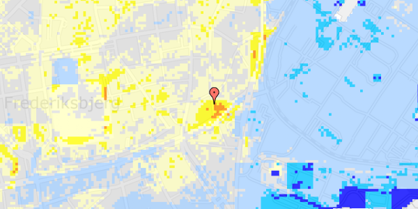 Ekstrem regn på Hendrik Pontoppidans Gade 30, 1. th