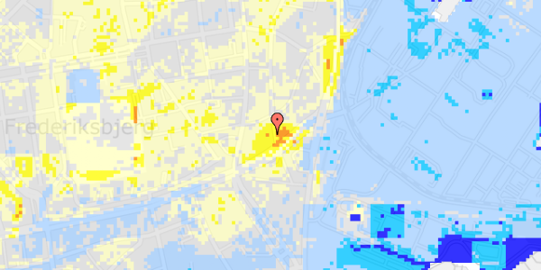 Ekstrem regn på Hendrik Pontoppidans Gade 32, 2. tv