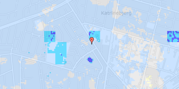 Ekstrem regn på Hammershusvej 38, 1. th