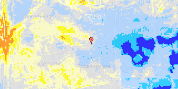 Ekstrem regn på Hasselvej 3