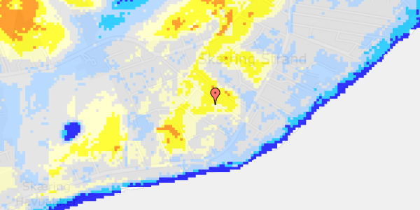 Ekstrem regn på Havlundsvej 20