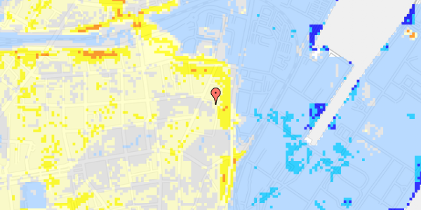 Ekstrem regn på Heibergsgade 8, 1. 